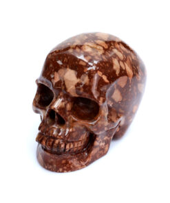 3In Coffee Stone Human Skull Hand-Carved Crystal Coffee Stone Ornament for Hungary Buyers