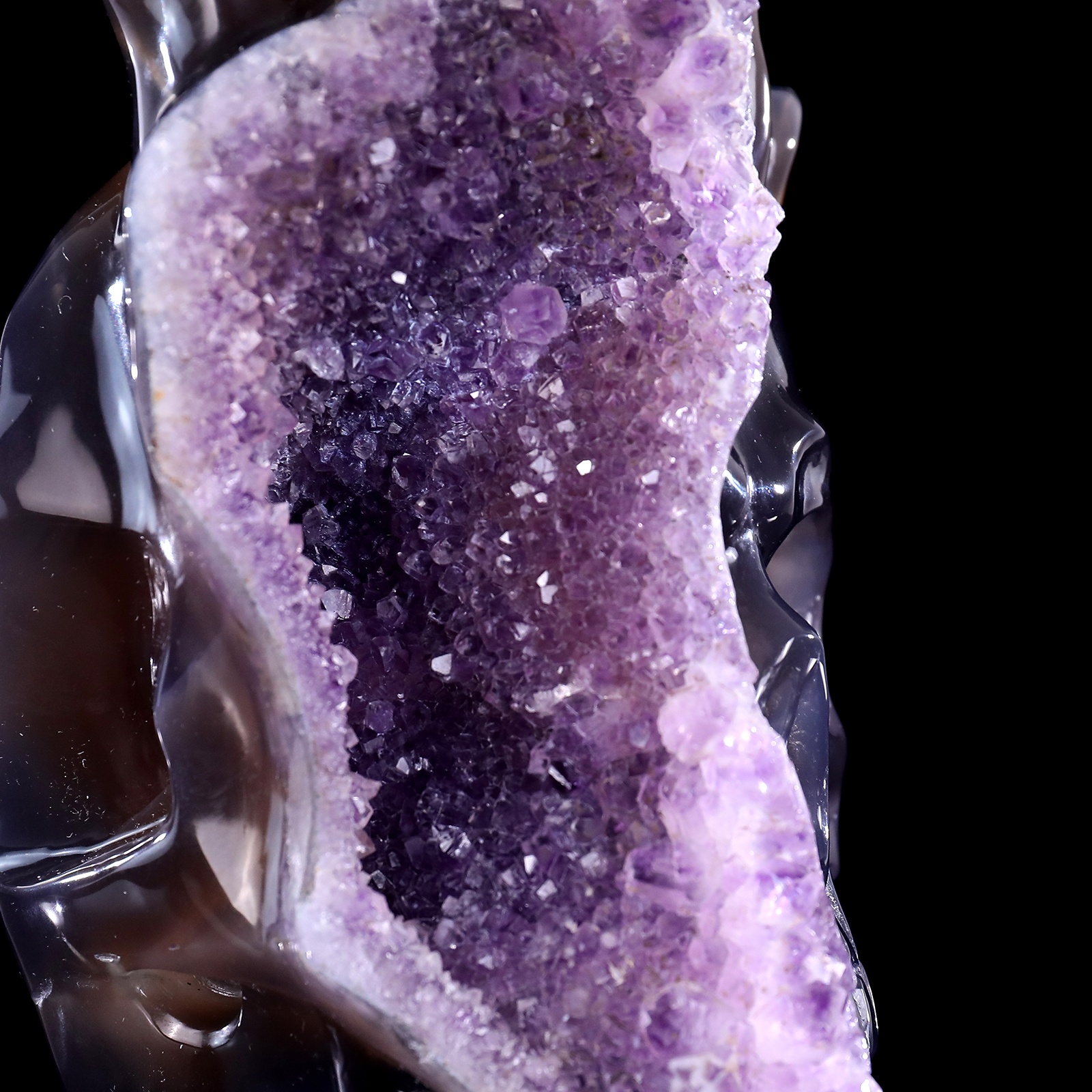 Amethyst Druse Agate Skull (7)