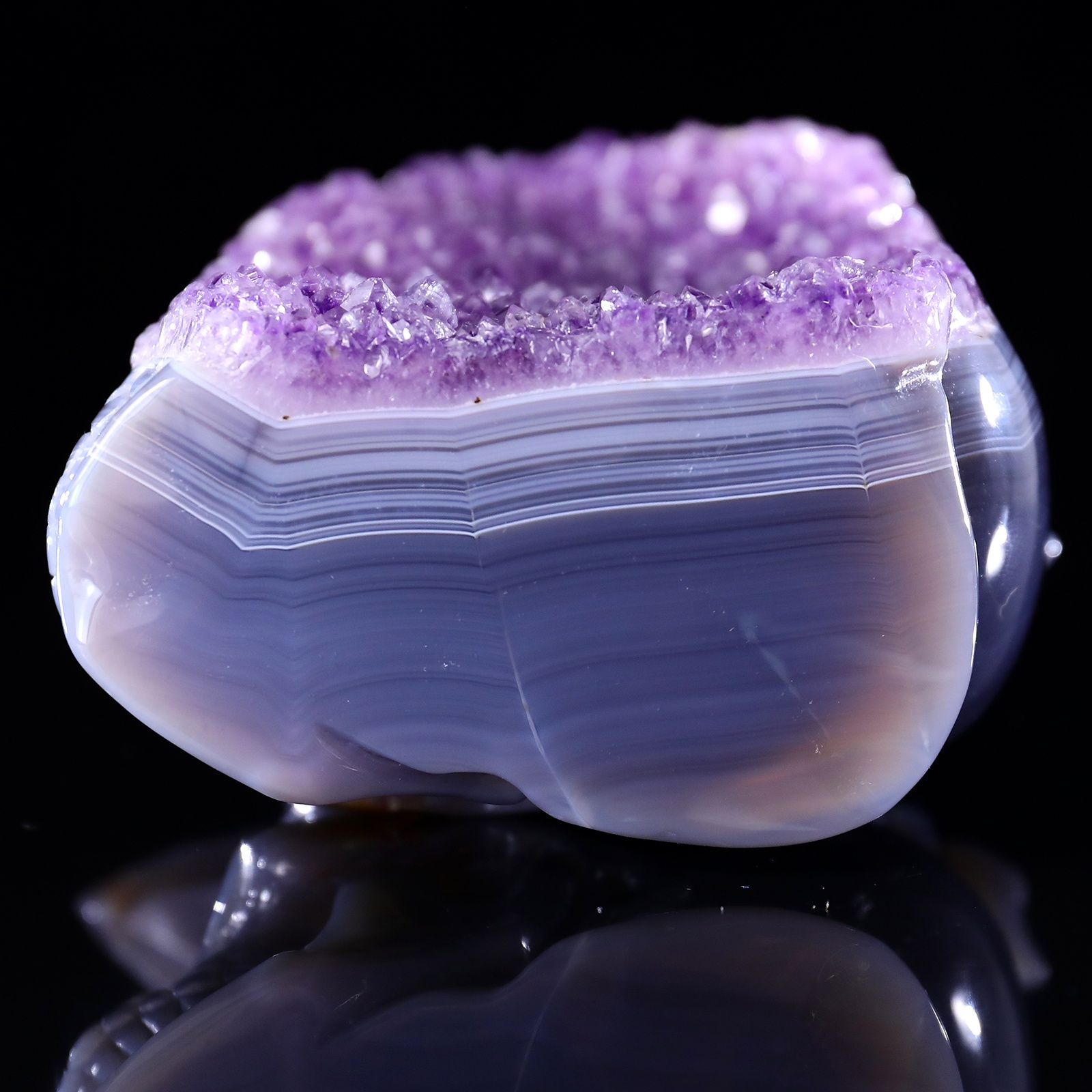 Amethyst Druse Agate Skull (7)