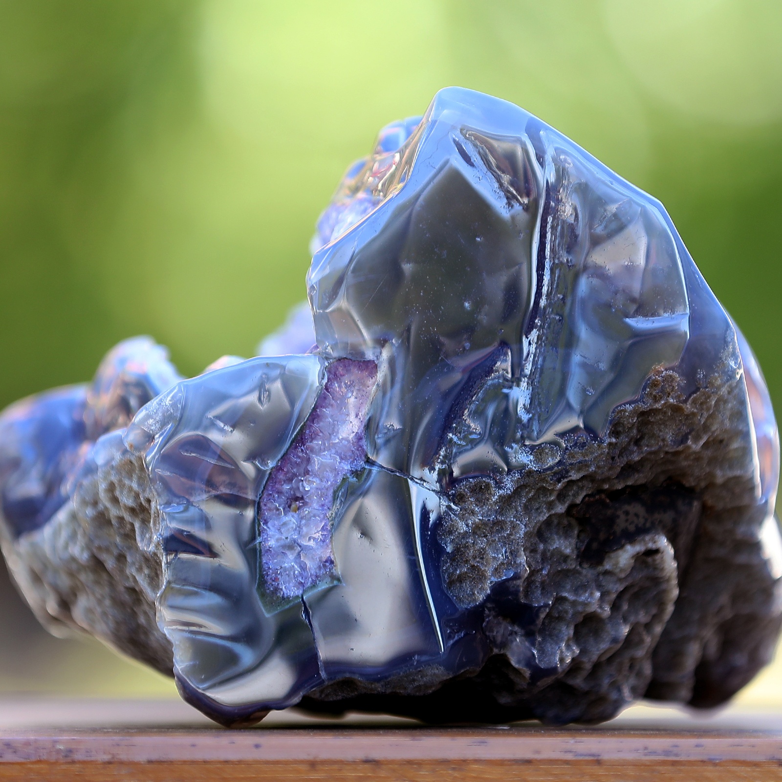 Amethyst Geode Agate Skull (10)