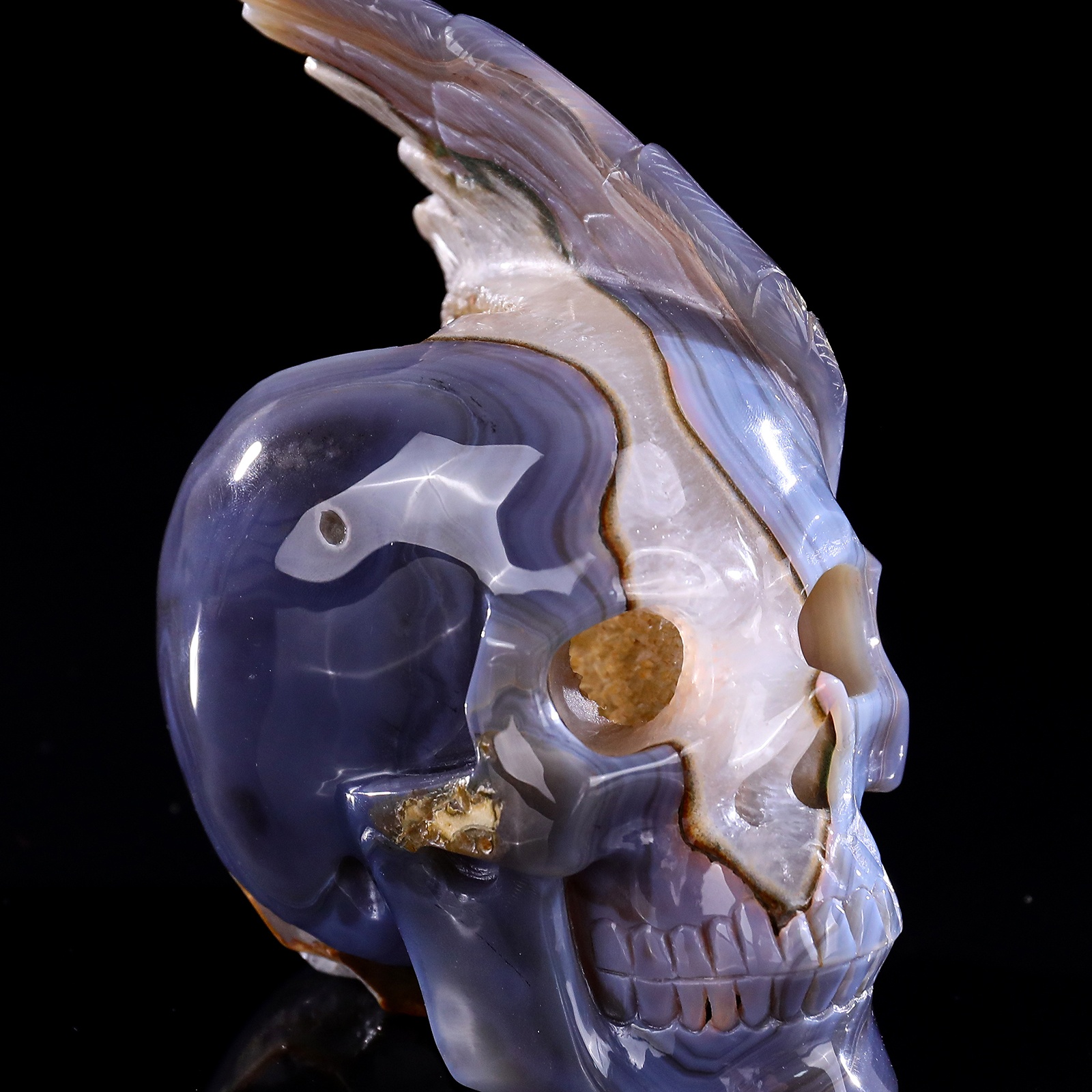 Crystal cave agate human skull (5)