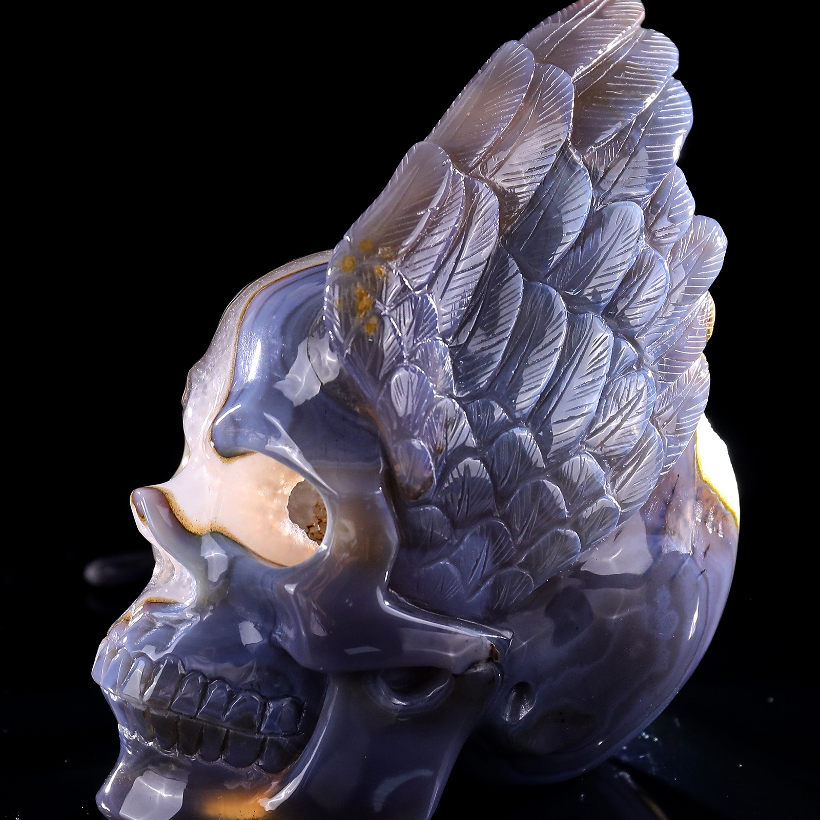 Crystal cave agate human skull (8)