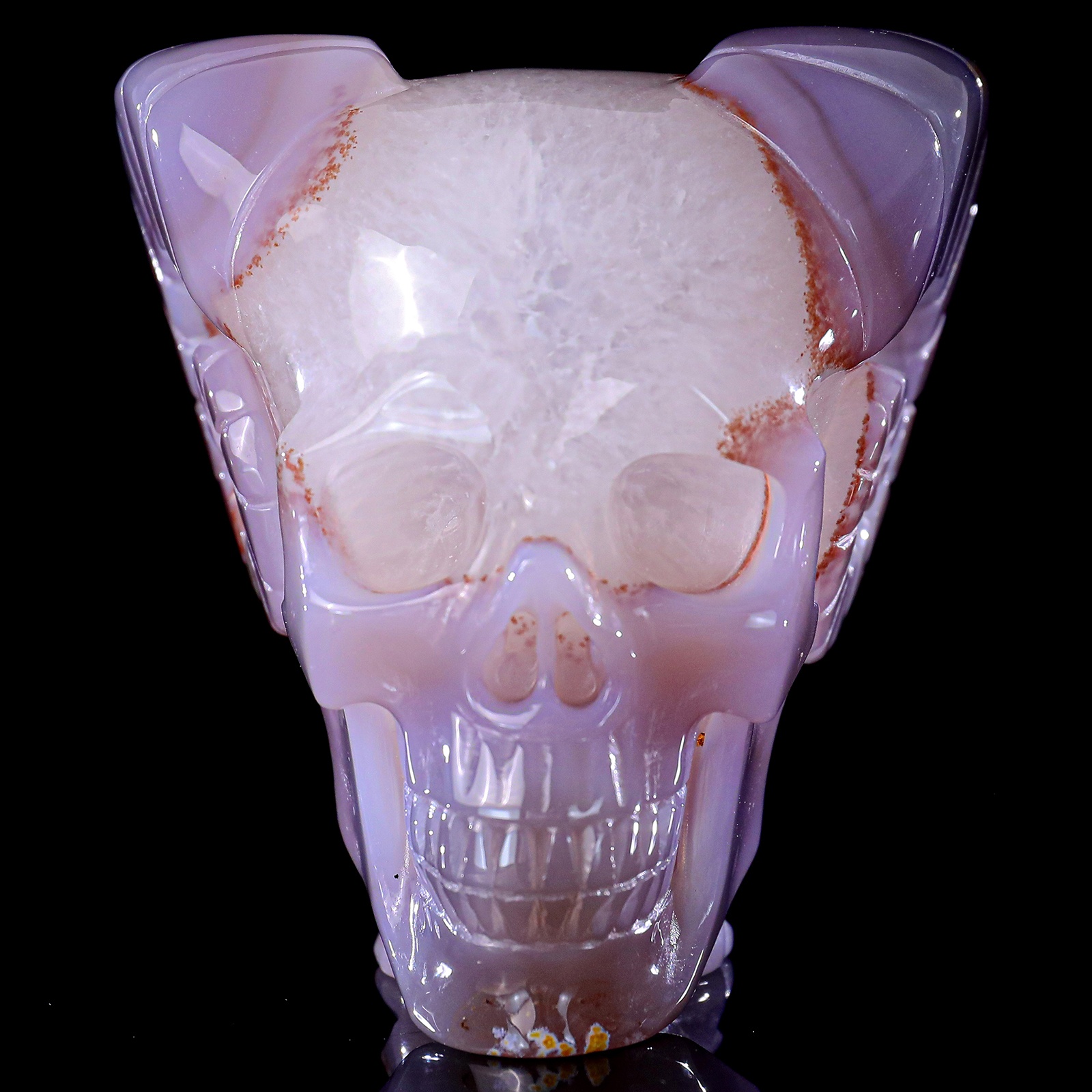 Geode Agate Skull (1)
