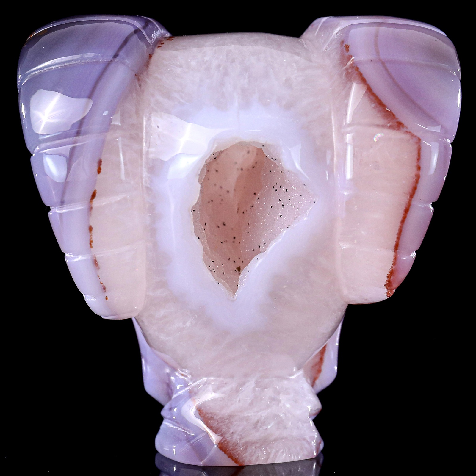Geode Agate Skull (4)