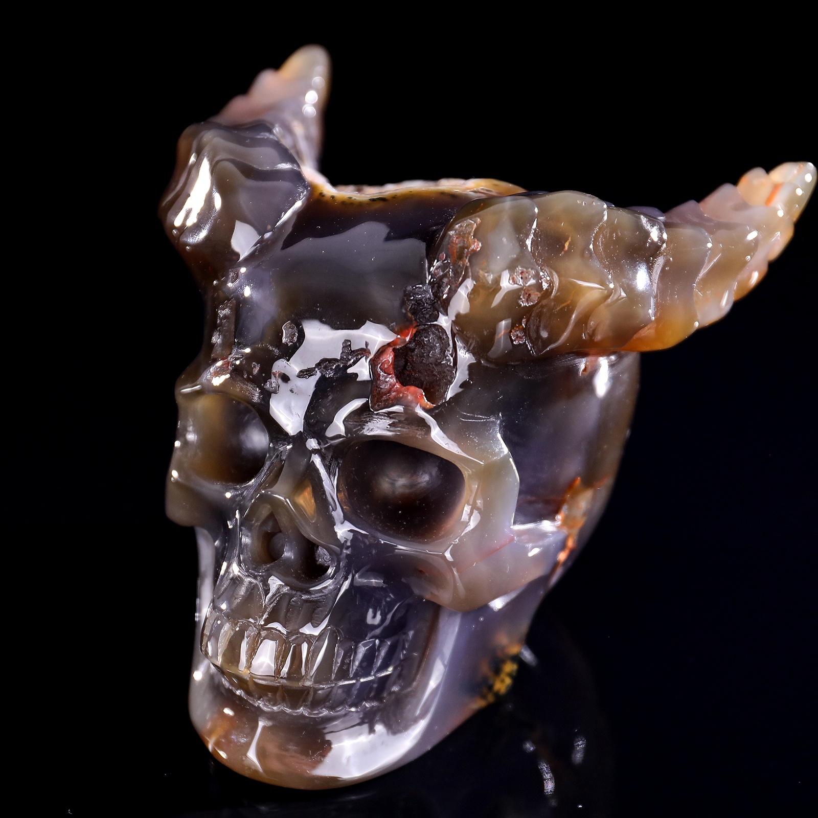 Geode Agate Skull (6)