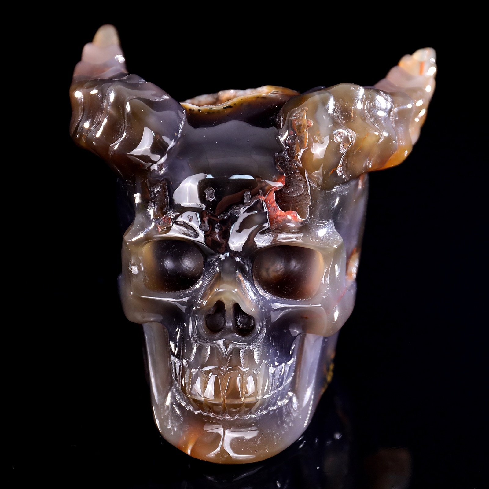 Geode Agate Skull (7)