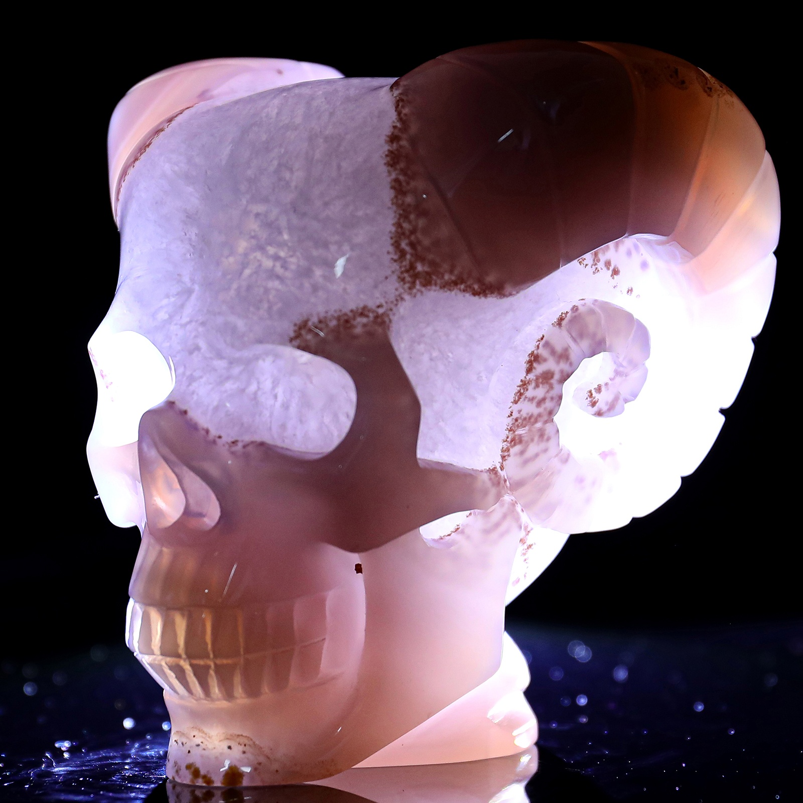 Geode Agate Skull (8)