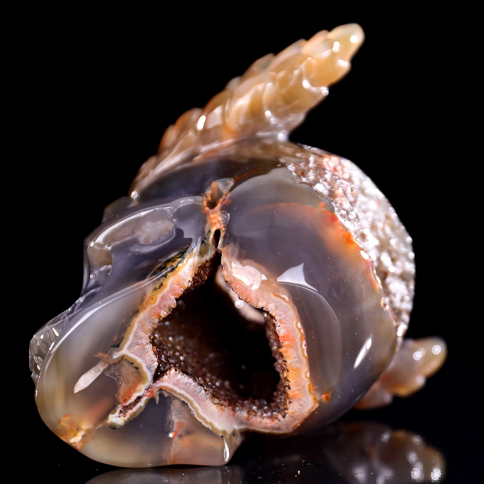 Geode Agate Skull (9)
