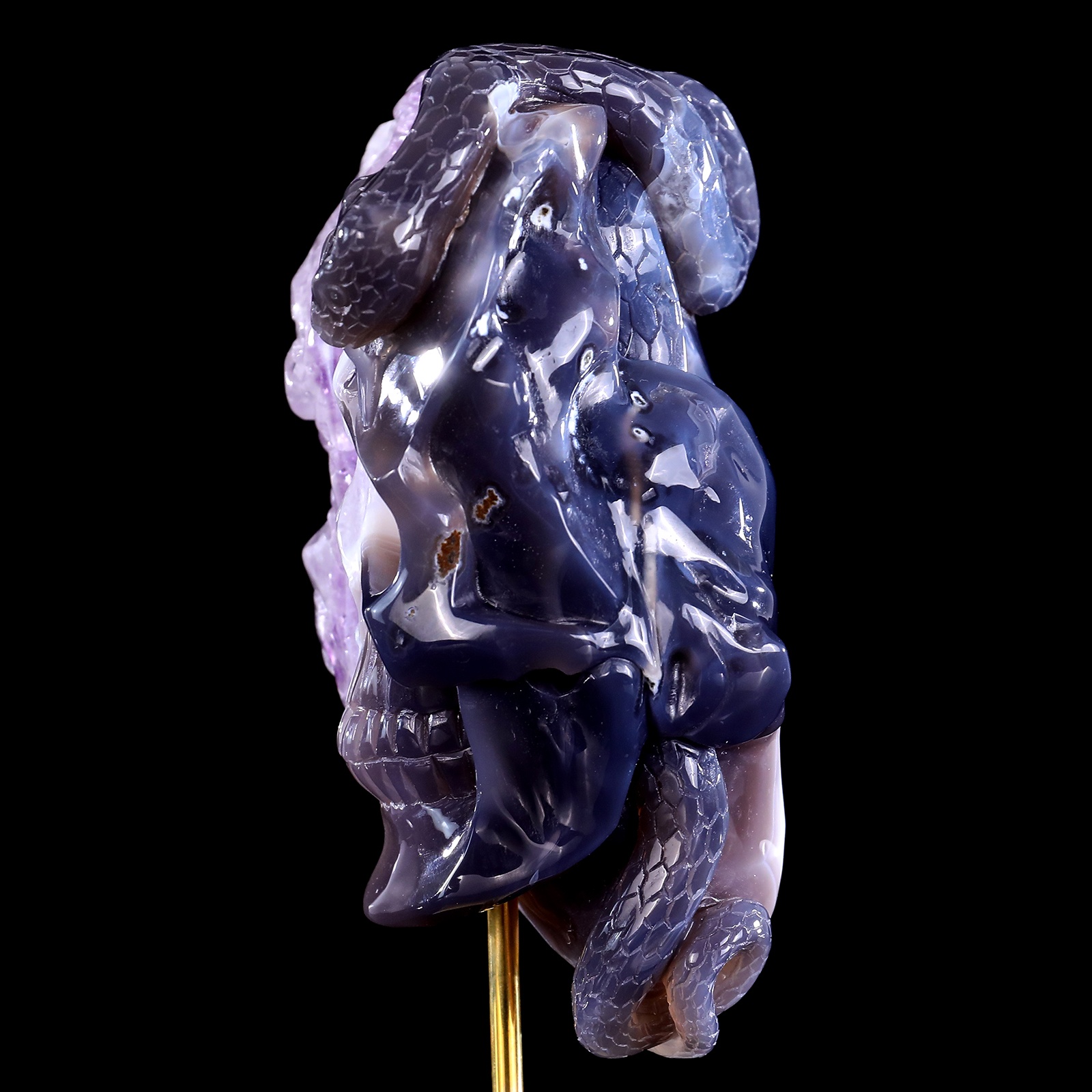 Original skull of amethyst cluster (5)
