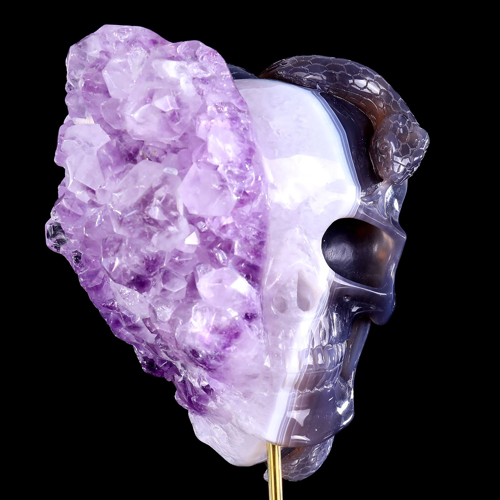 Original skull of amethyst cluster (9)