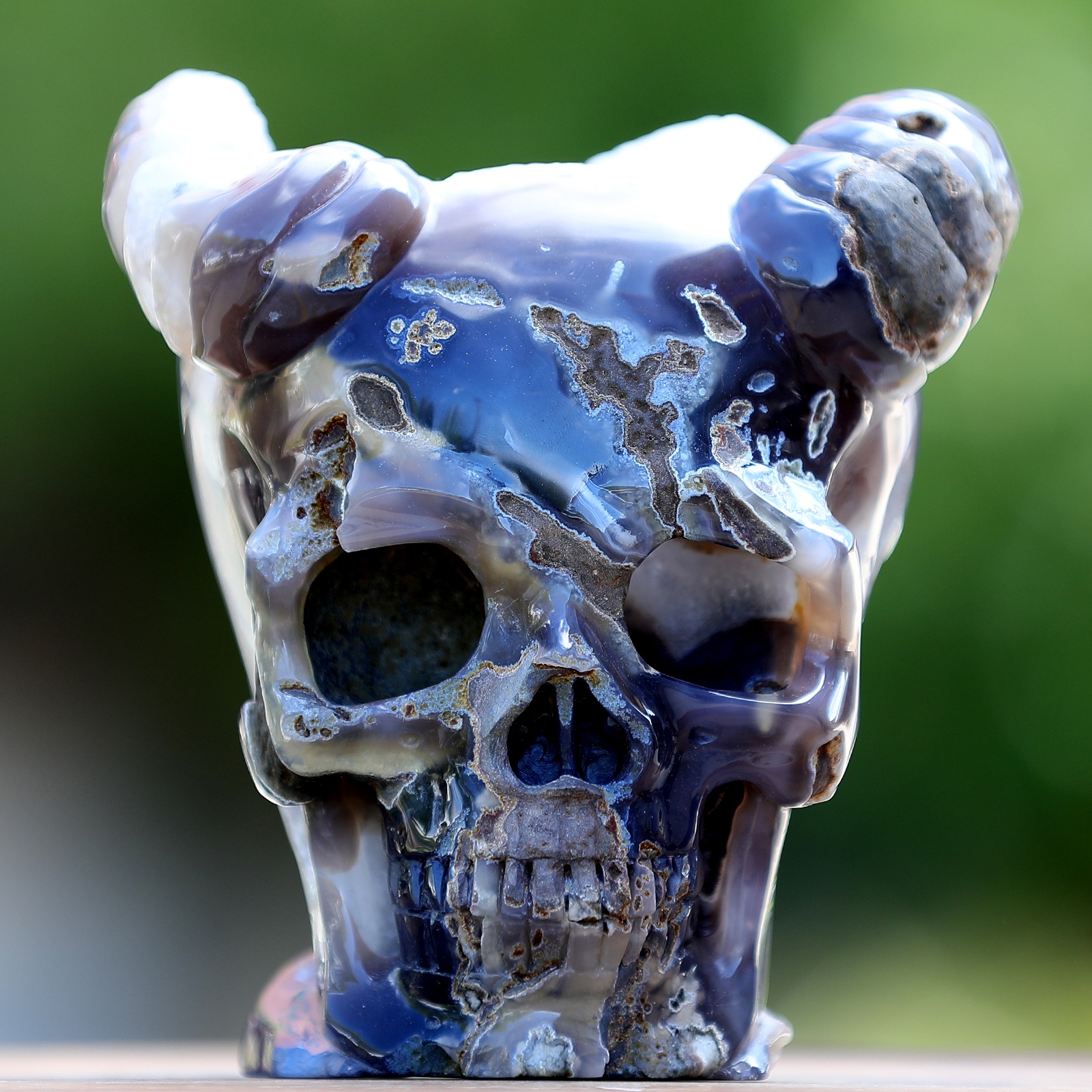 Quartz Rock Druse Skull (1)