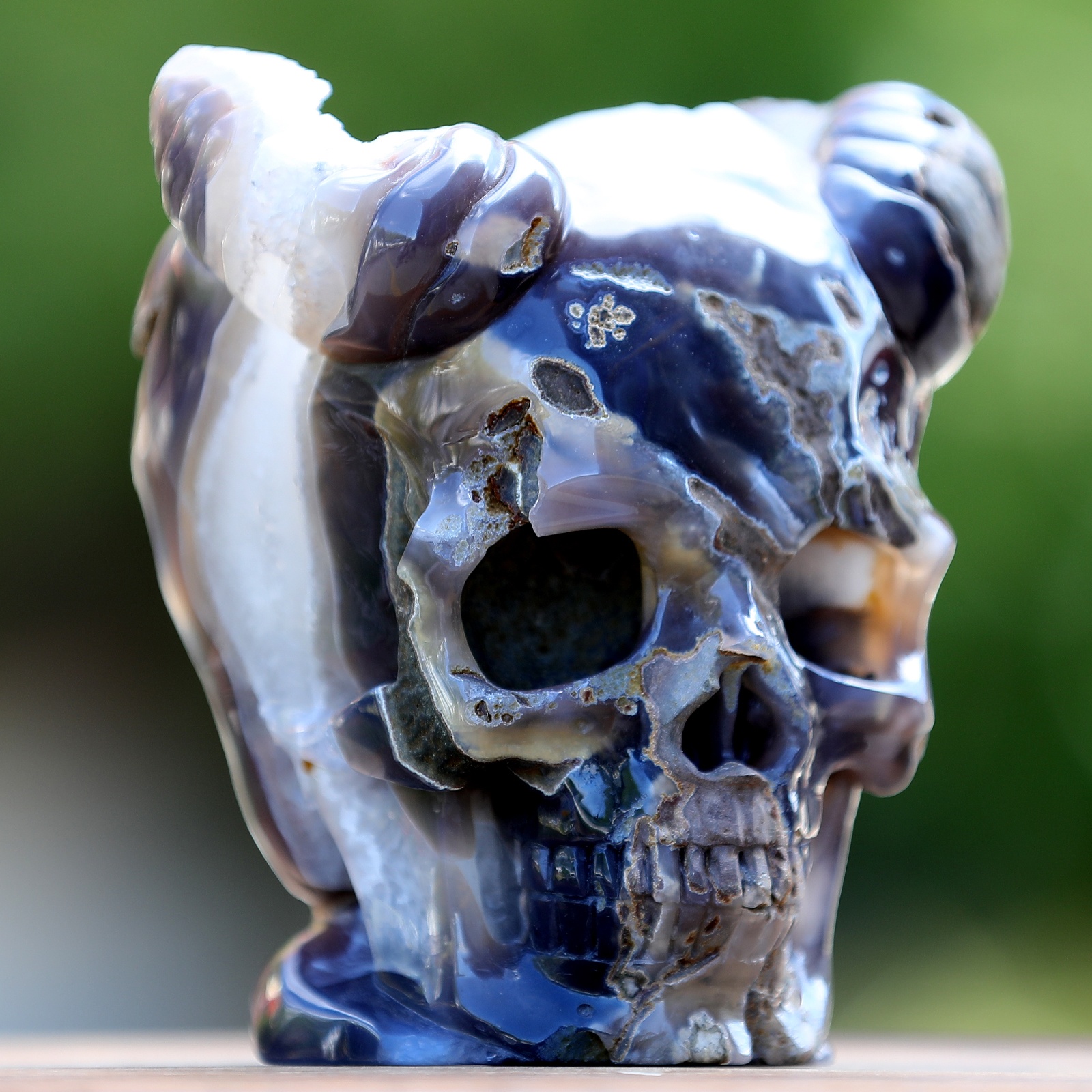 Quartz Rock Druse Skull (3)