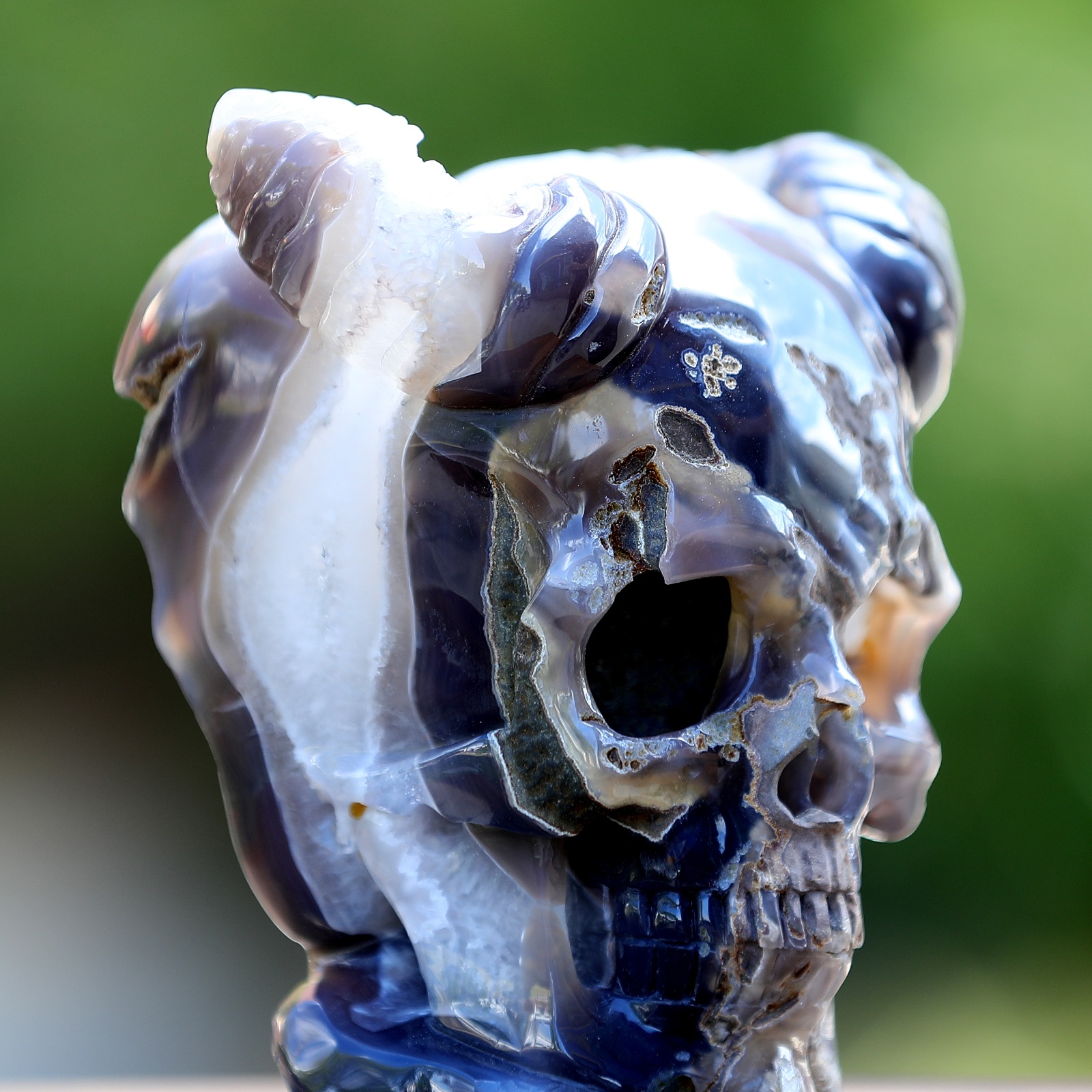 Quartz Rock Druse Skull (4)