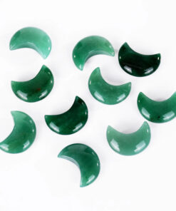 Healing Stones Crystal Moons Crafts Chalcedony Moon for Home Decor