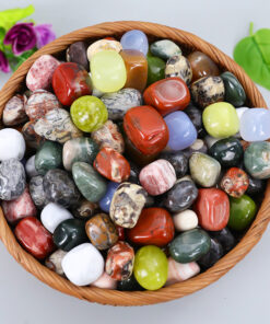 Wholesale Bulk Natural Polished Crystal Tumbled Stones 10-30mm Agate Healing Gemstone Chips for Reiki Home Decor Gifts
