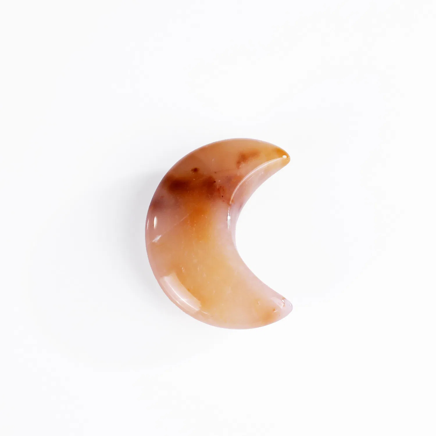 Wholesale Price Healing Stones Crystal Moons Crafts Chalcedony Moon for Home Decor pictures & photos (1)