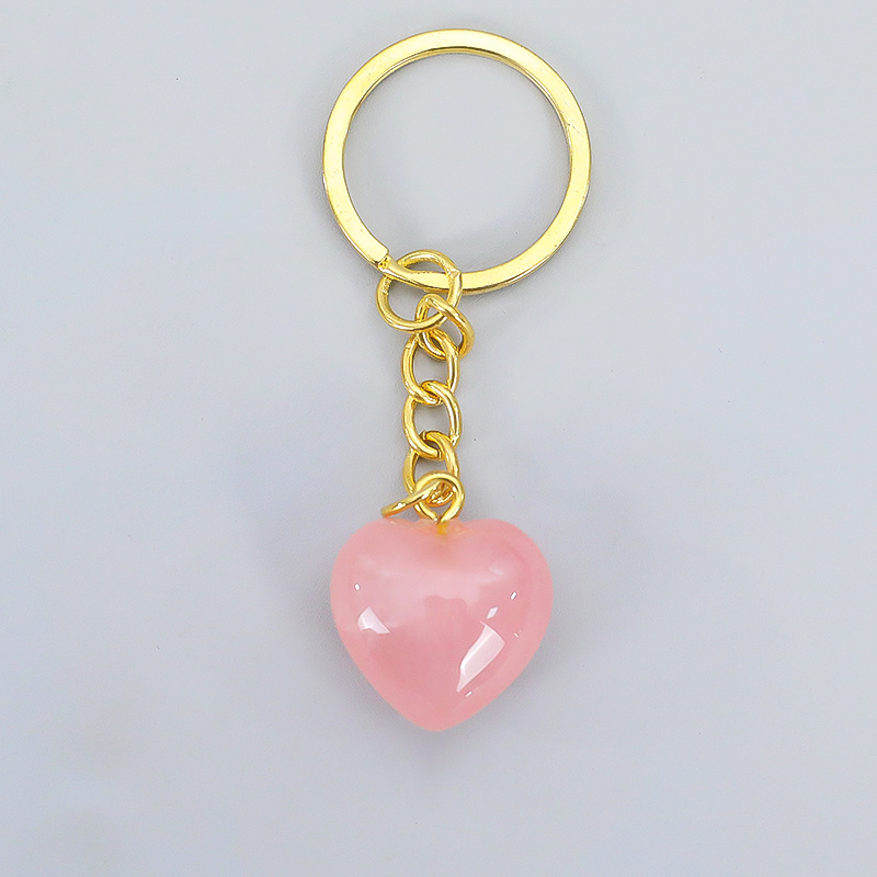Wholesale-Rose-Quartz-Heart-Keychain-for-Crystal-Healing (3)