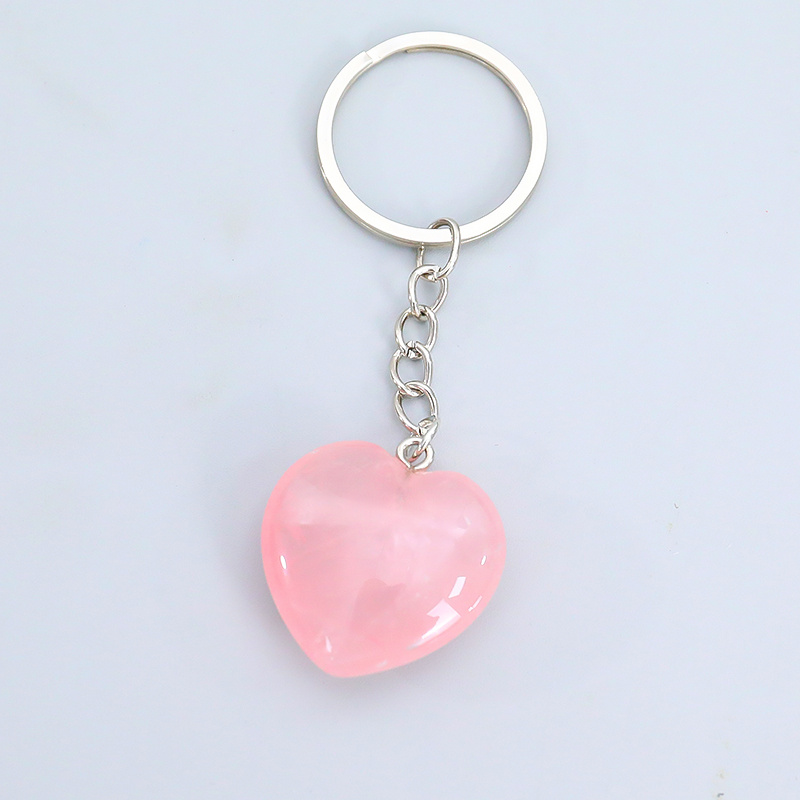 Wholesale-Rose-Quartz-Heart-Keychain-for-Crystal-Healing (4)