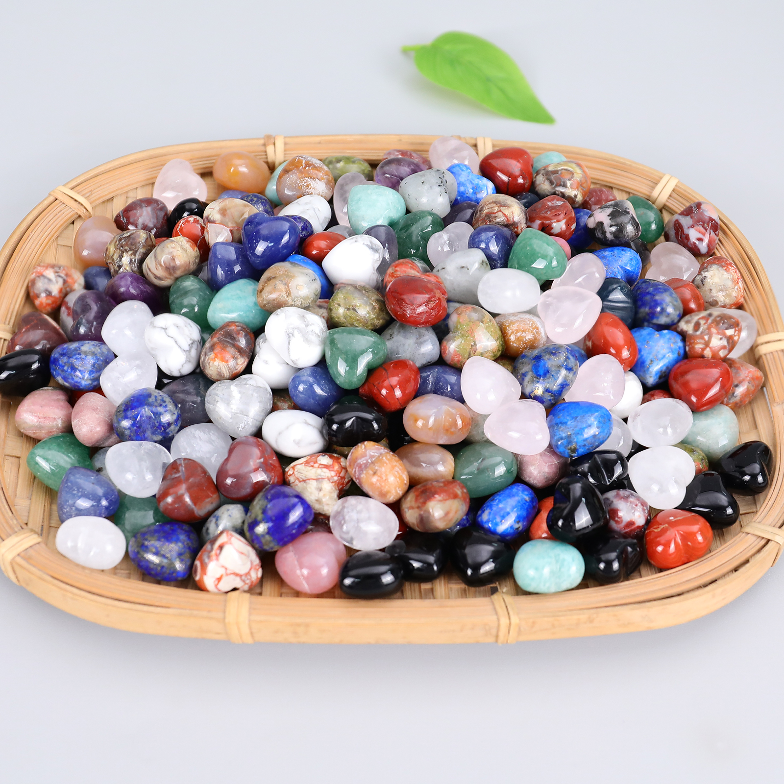 Natural crystal heart shape (10)