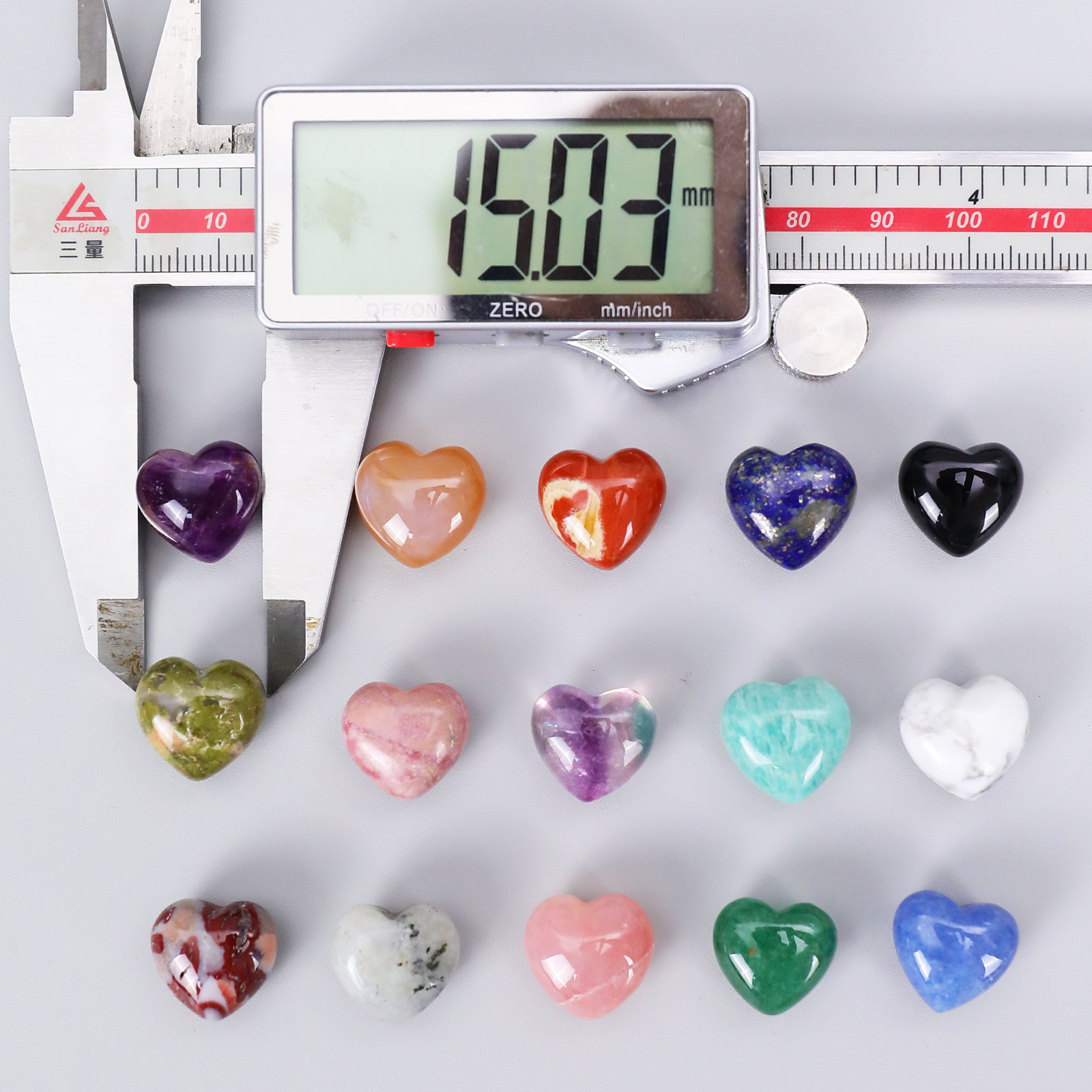 Natural crystal heart shape (5)