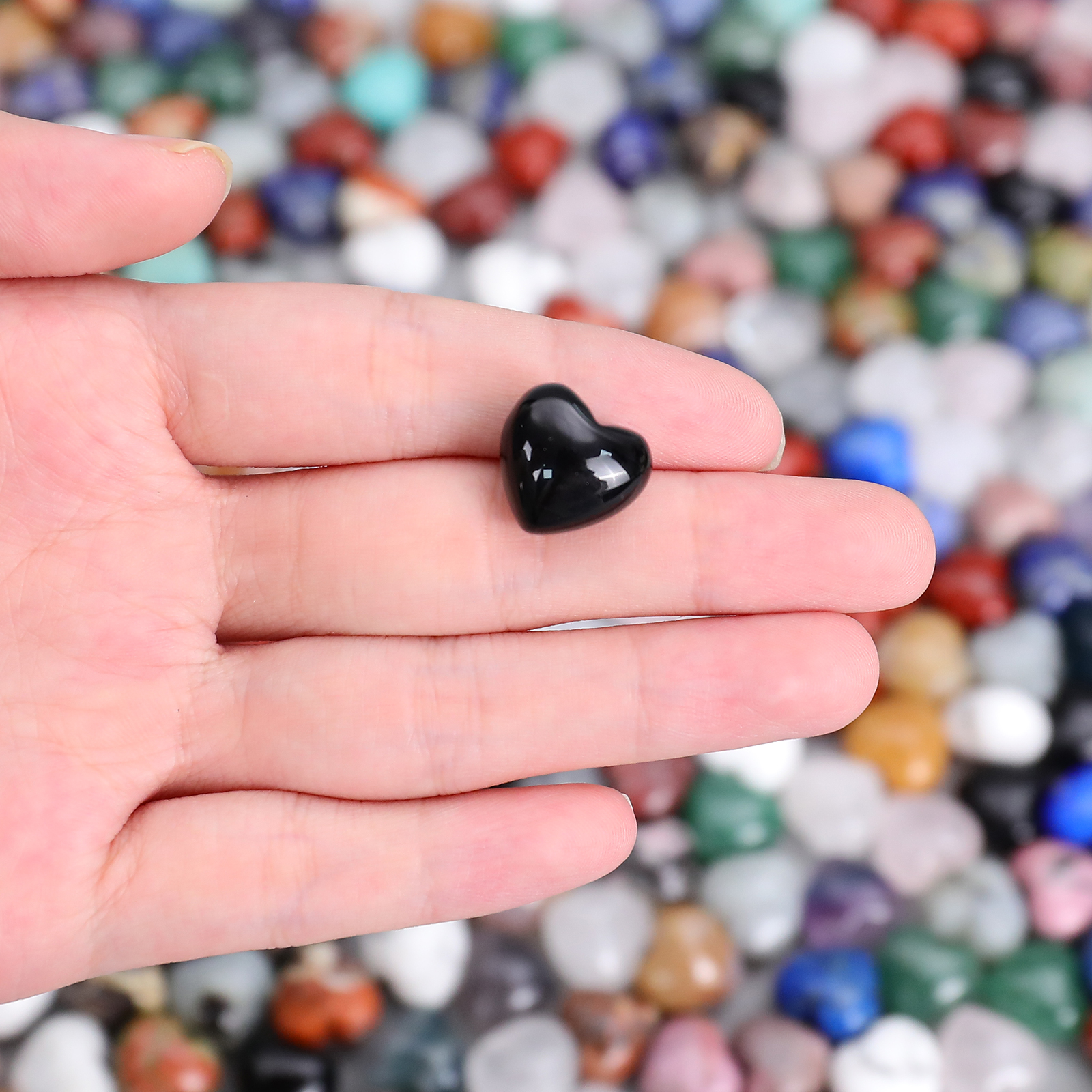 Natural crystal heart shape (6)