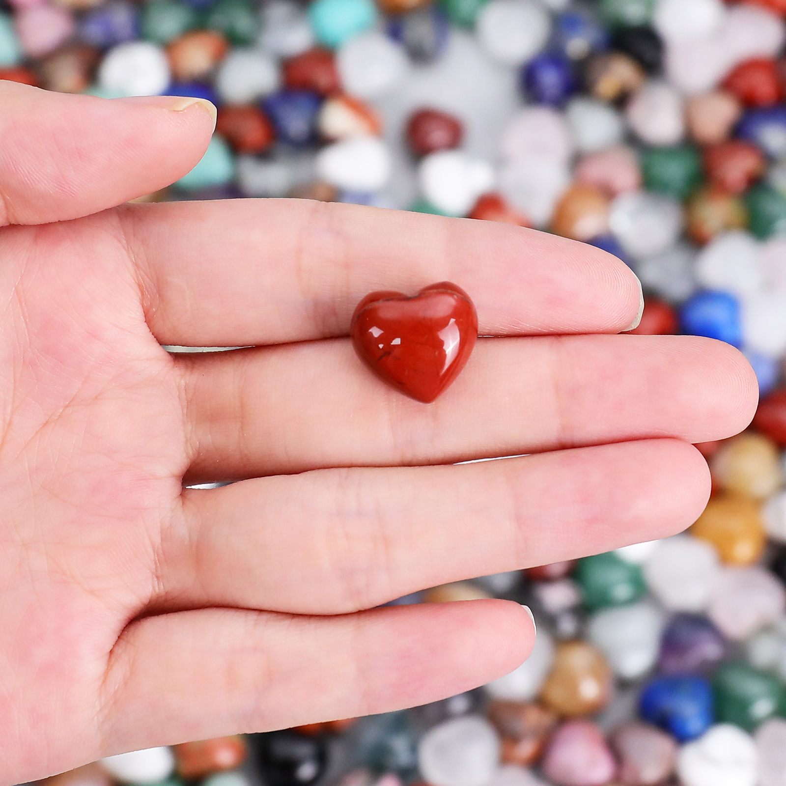 Natural crystal heart shape (8)