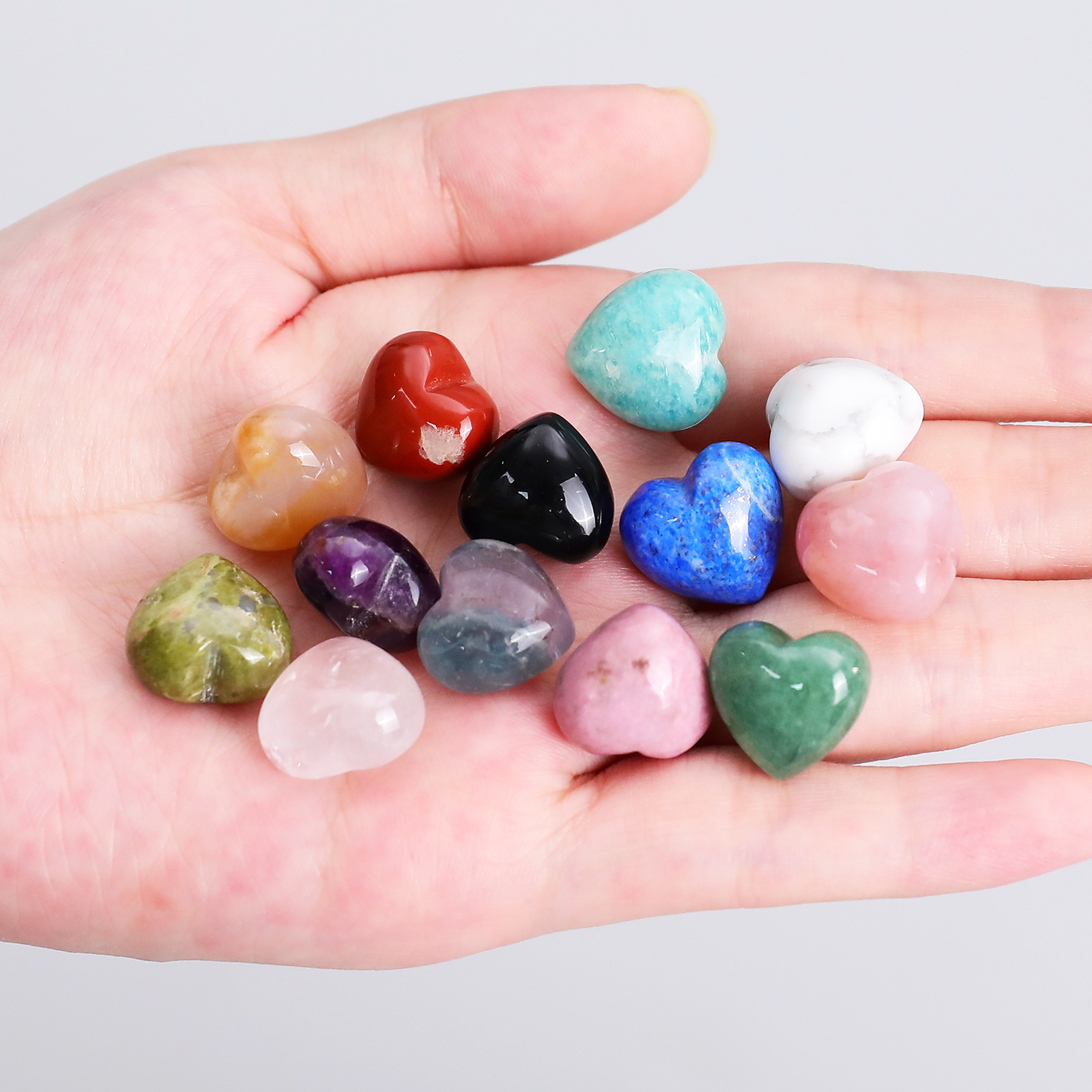 Natural crystal heart shape (9)